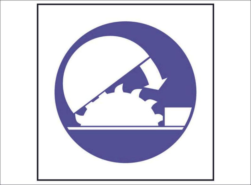 MAND0063-Adjustable Safety Guard sign =