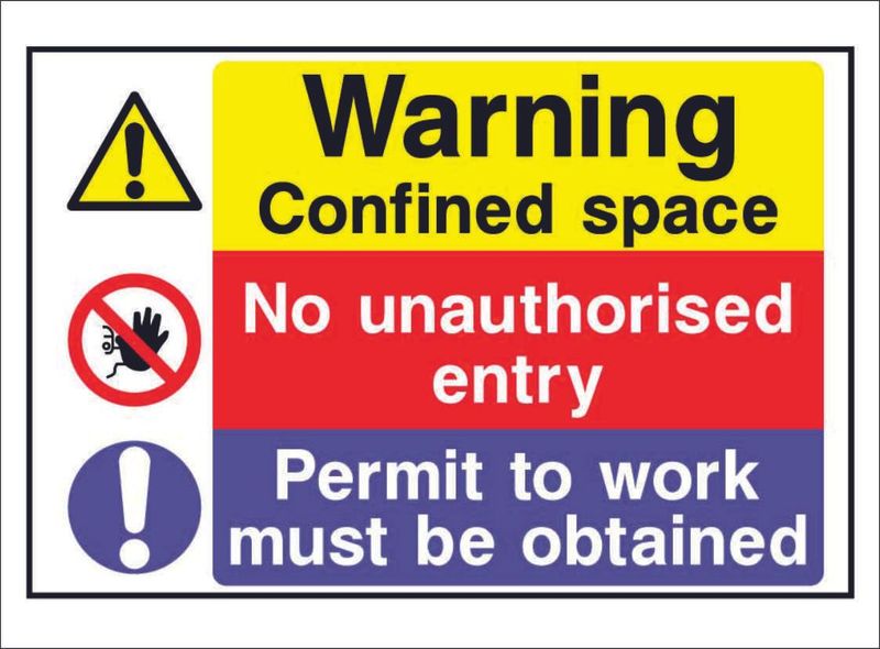 MULT0020--waring-confined-space,-no-entry,-permit-to-work