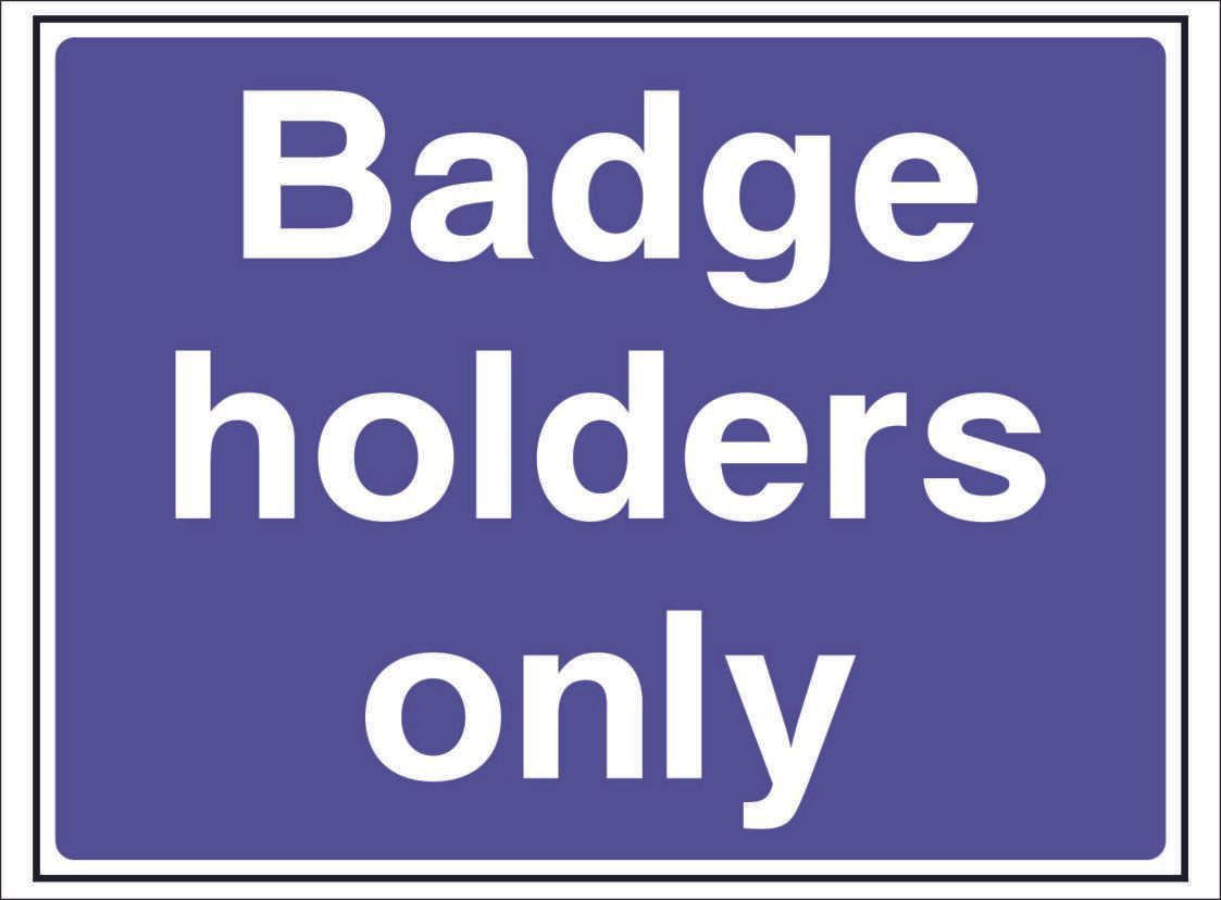 PARK0016--Badge-holders-only