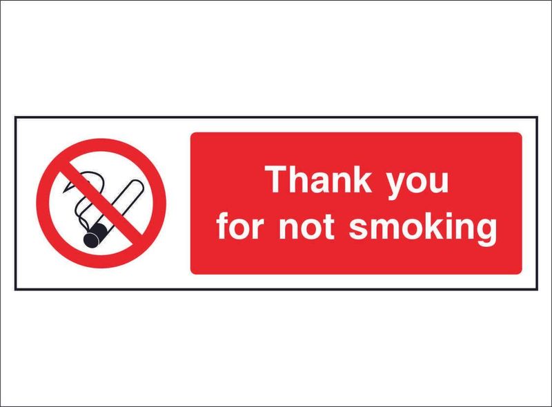 PROH0011--Thankyou-for-not-smoking--Thankyou-for-not-smoking