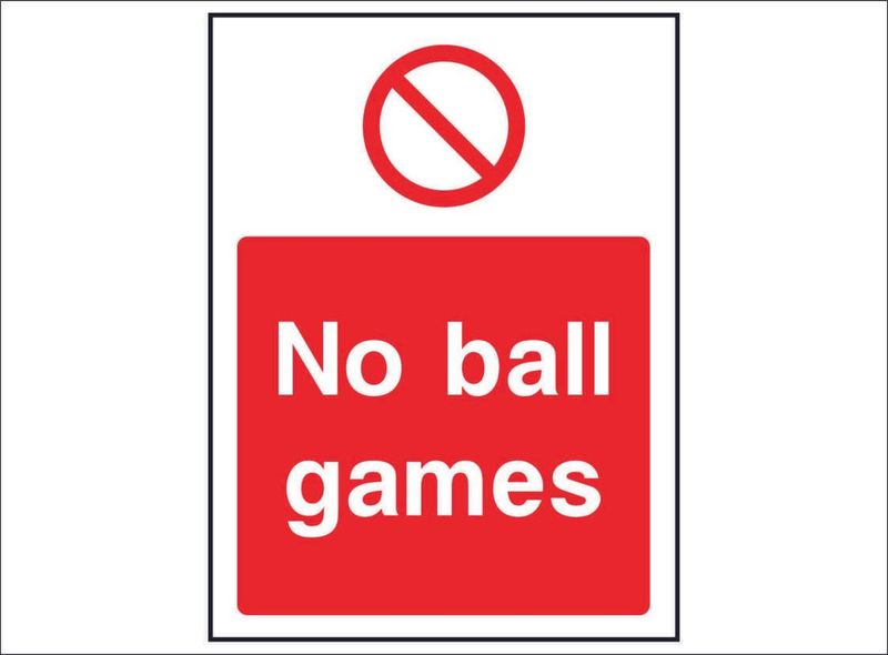 PROH0053--No-ball-games