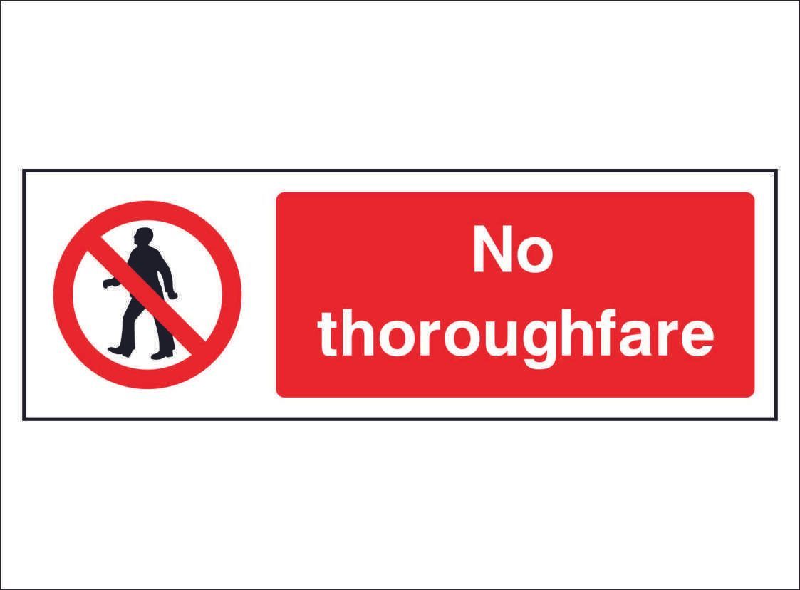 PROH0067--No-thoroughfare