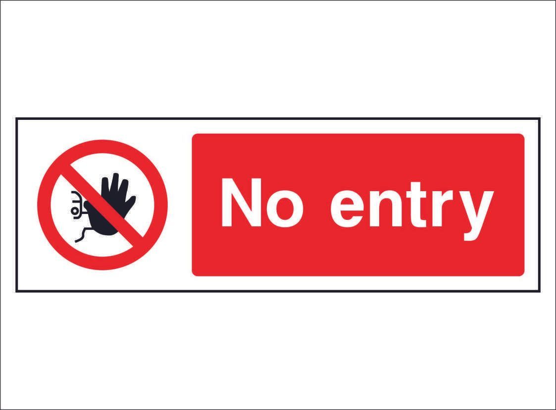 PROH0062--No-enty