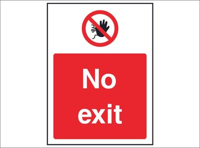 PROH0078--No-exit