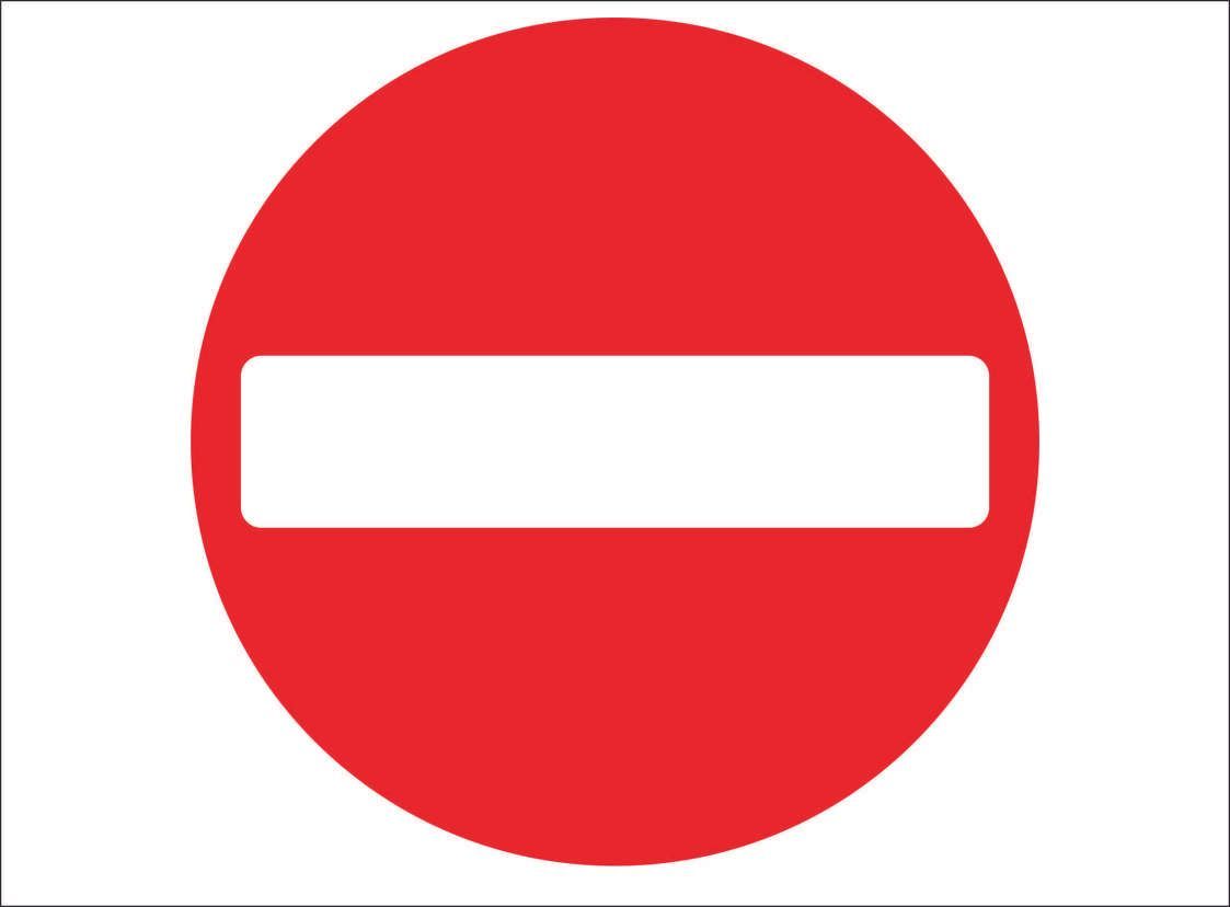 ROAD0015-No Entry