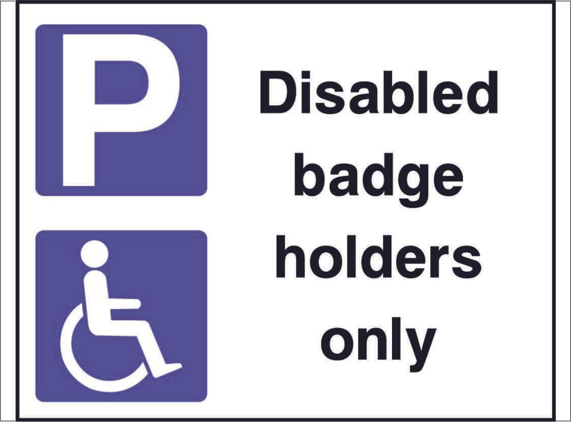 ROAD0037--Disabled-badge-holders-only