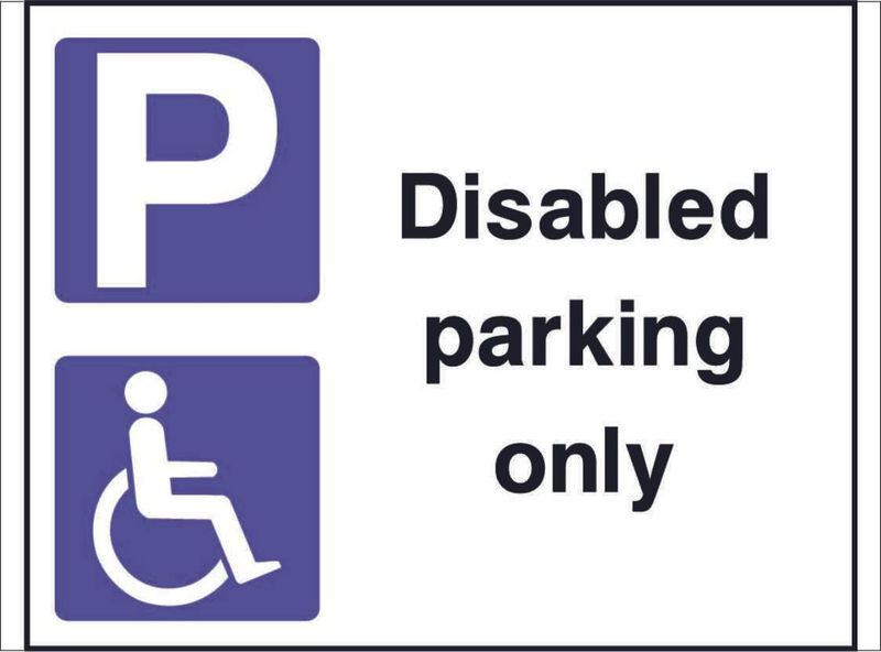 ROAD0038-Disabled-parking-only