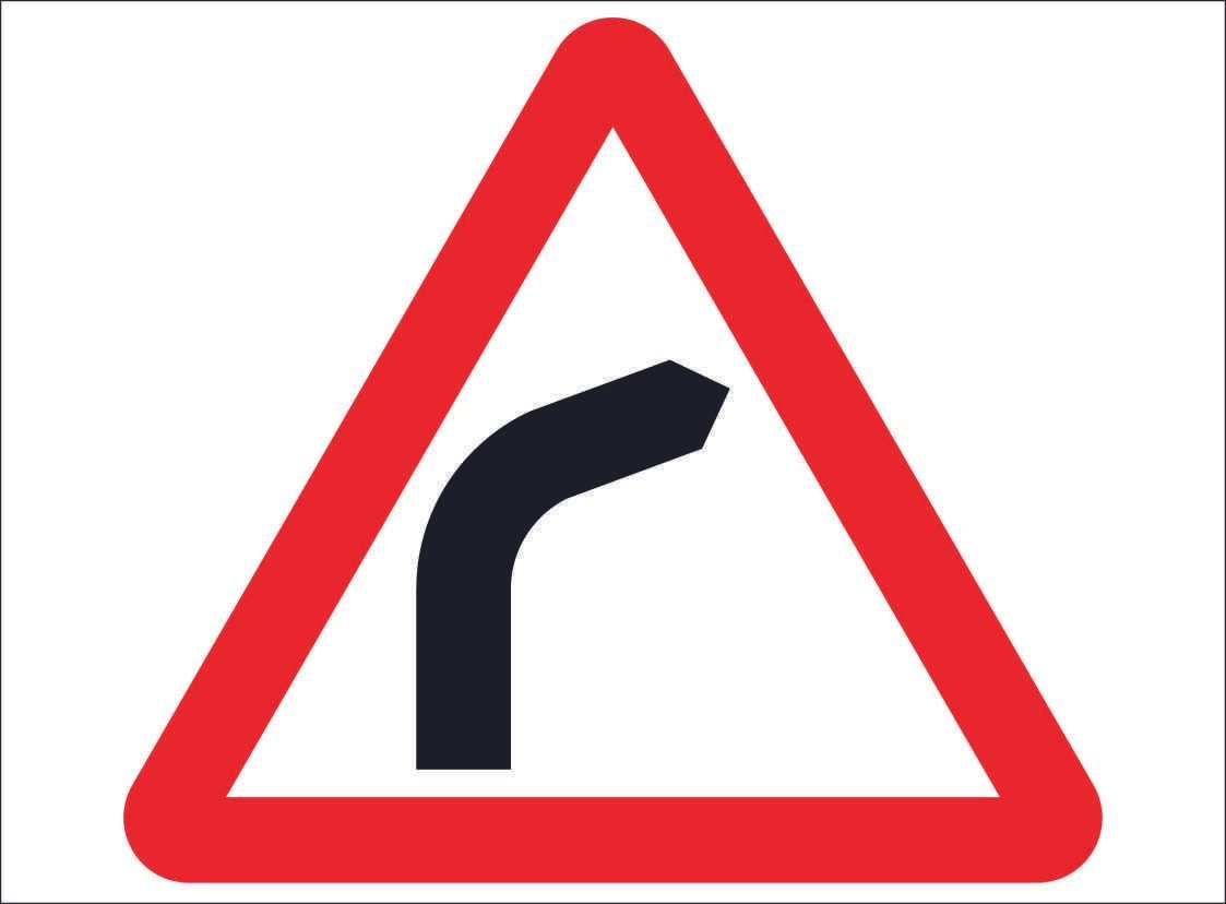 ROAD0049-Sharp bend to right