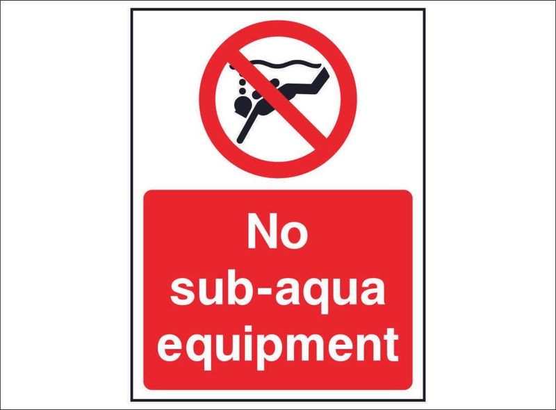 WATE0003-No-sub-aqua-equipment