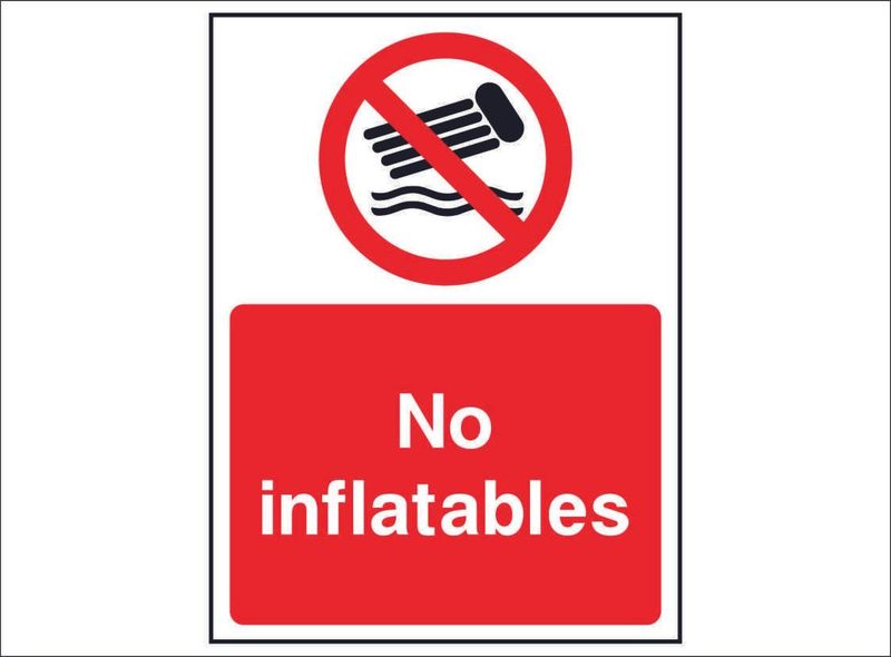 WATE0012-No-inflatables