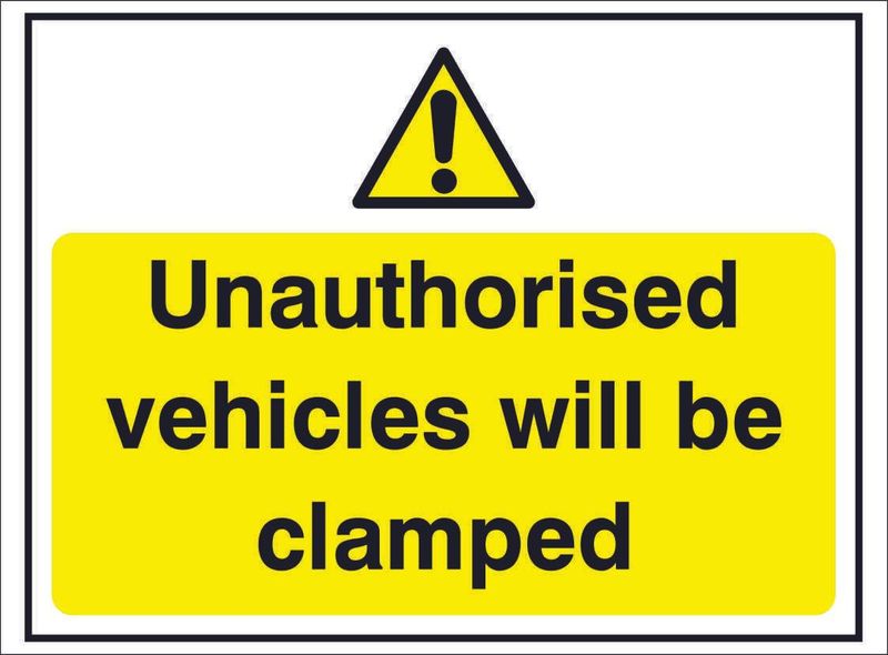 SECU0053--unauthorised-vehicles-will-be-clamped