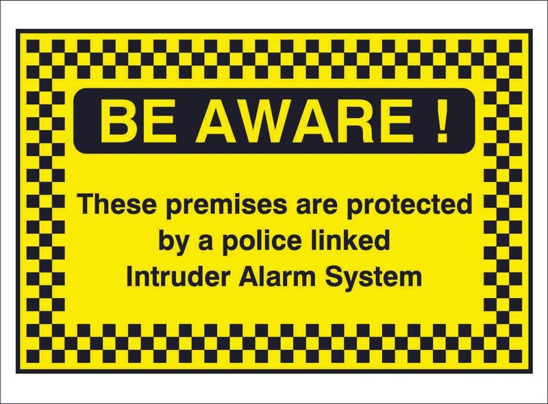 SECU0049-be-aware-protected-by-intruder-alarm-system