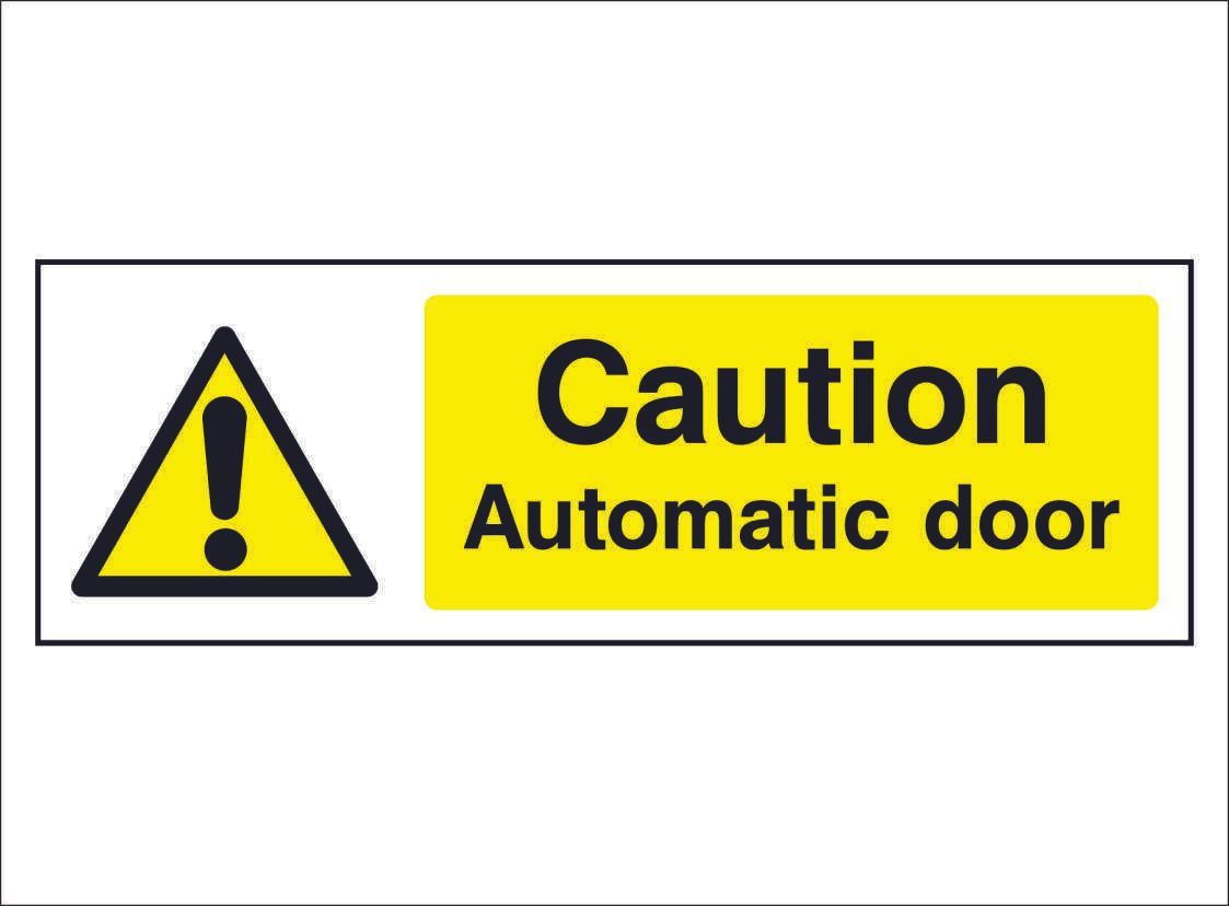 WARN0054-Caution-automatic-door