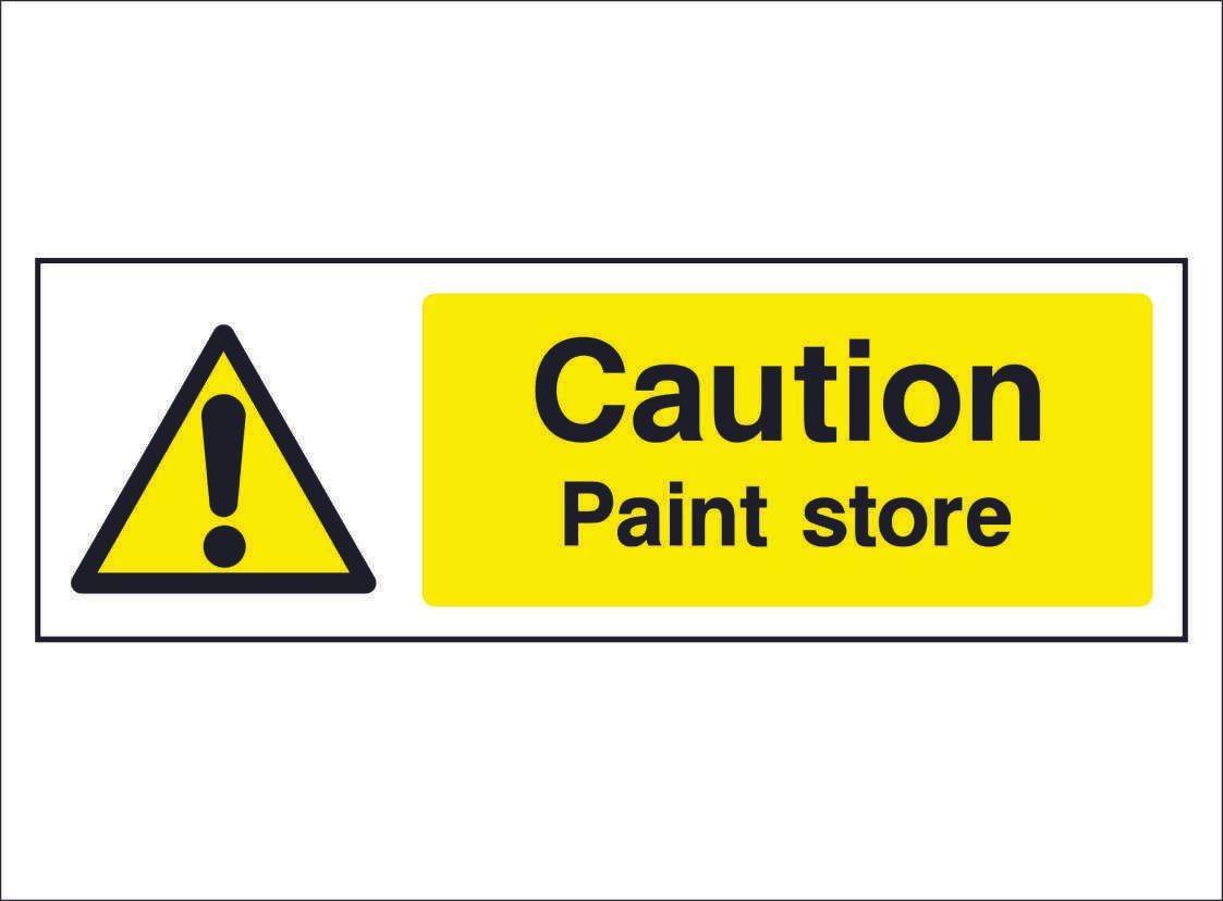 WARN0071--Caution-paint-store