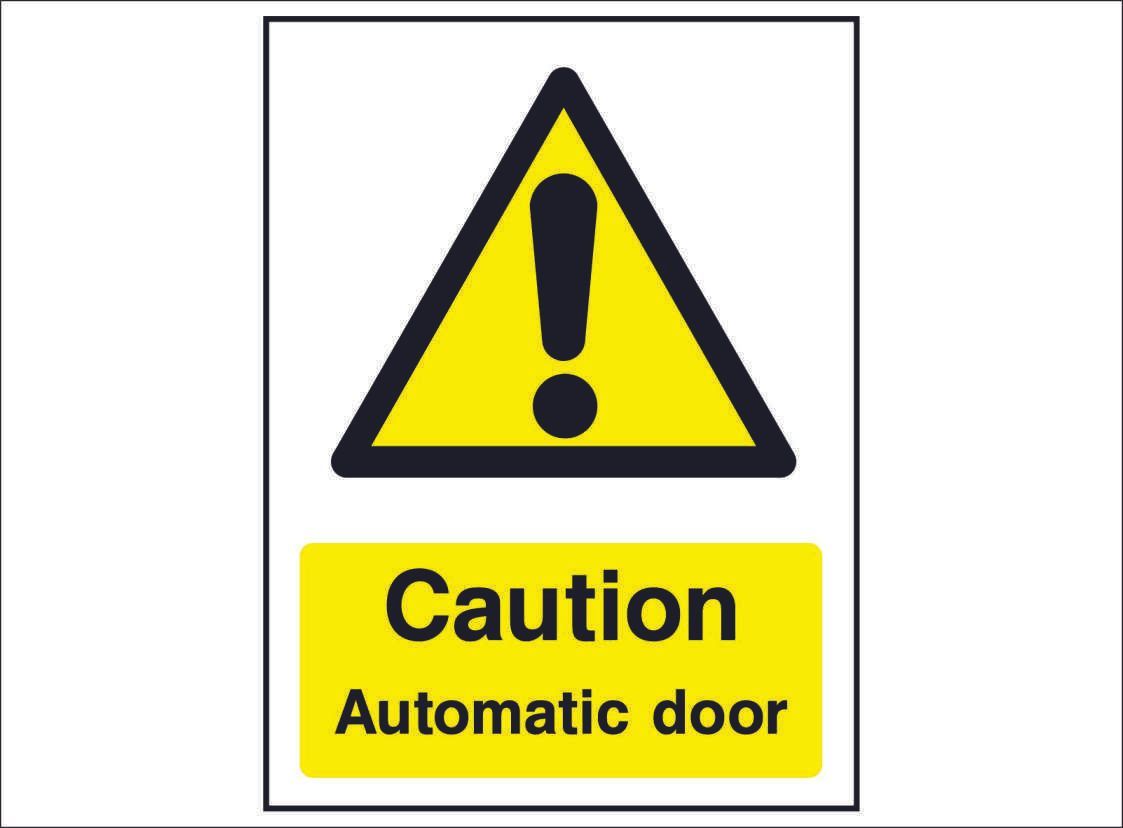 WARN0086-Caution-automatic-door