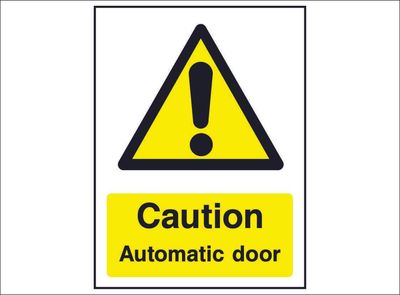 WARN0086-Caution-automatic-door