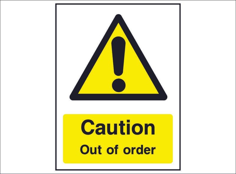 WARN0088-Caution-out-of-order