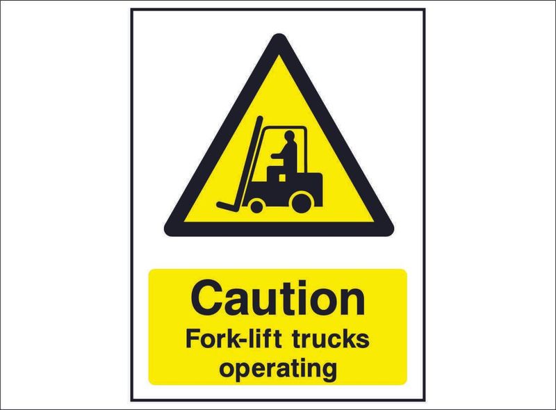 WARN0094-Caution-fork-lift-trucks-operating