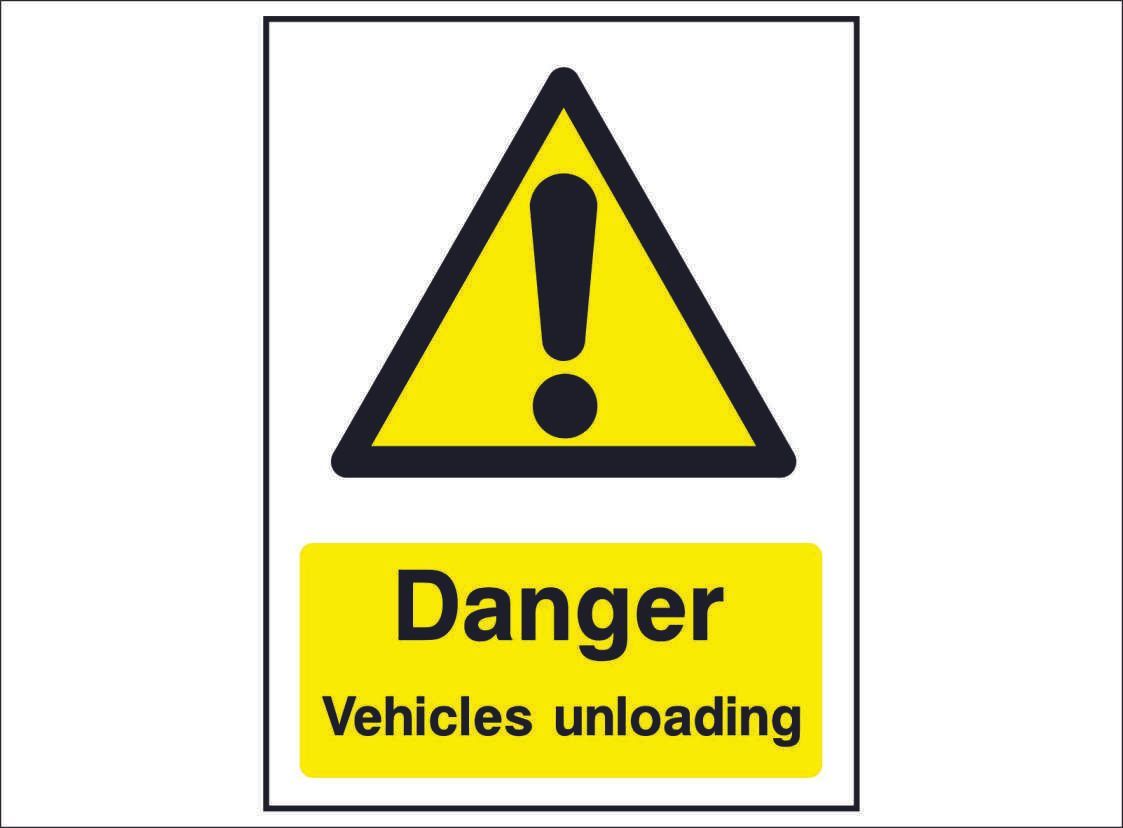 WARN0105-Danger-vehicles-unloading