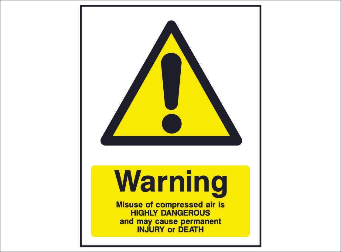 WARN0151-Warning-compressed-air