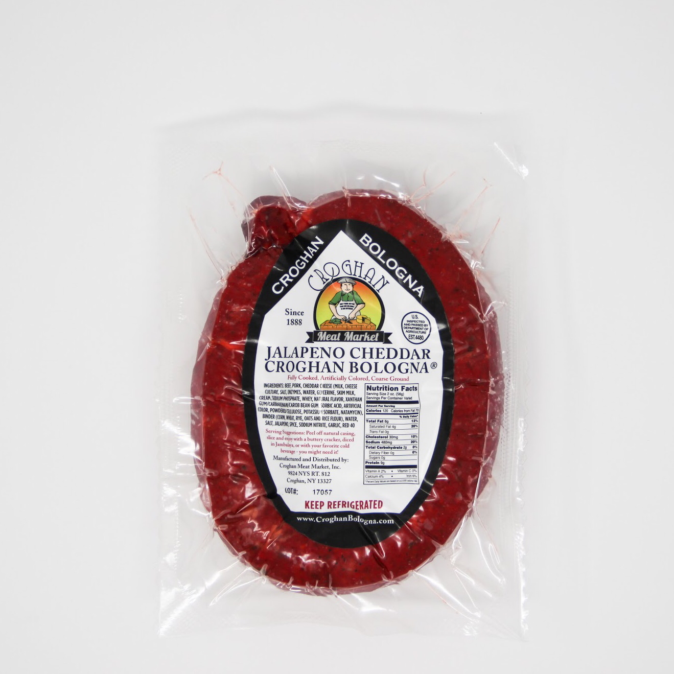 Jalapeño Cheddar Croghan Bologna Meat