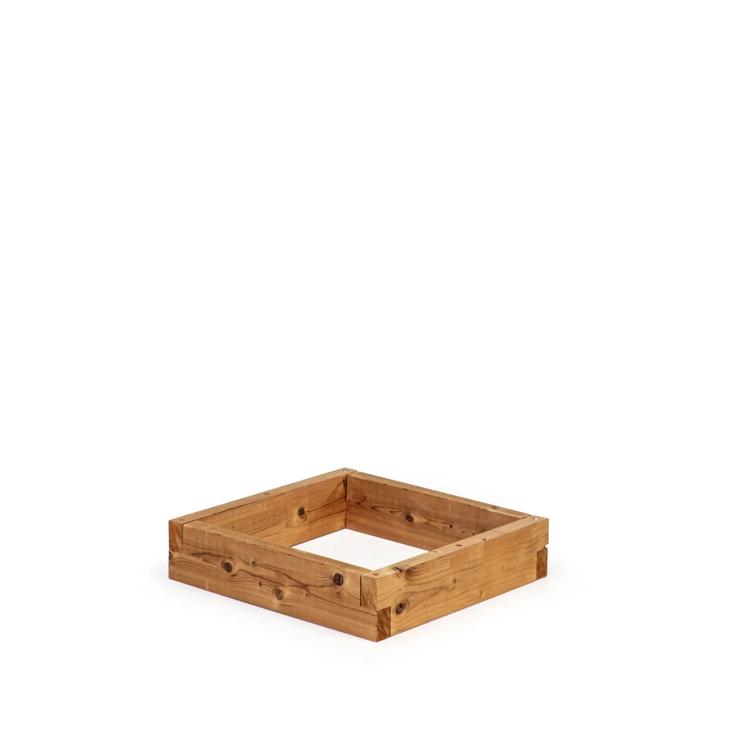 Square wooden planter, Select height (cm): 12,5, Select length (cm): 57, Select width (cm): 57
