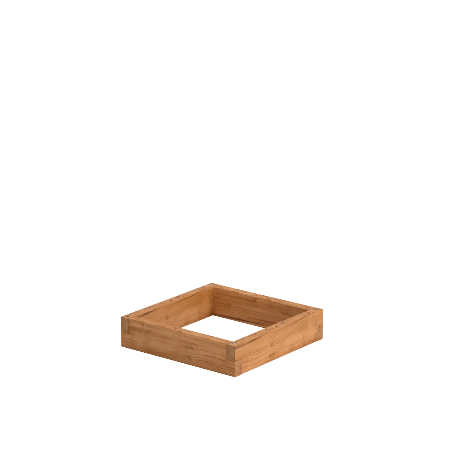 Wooden scavenge bed &amp; dust bath for chicken, Select length x width (cm): 57 x 57, Choose height (cm): 12,5