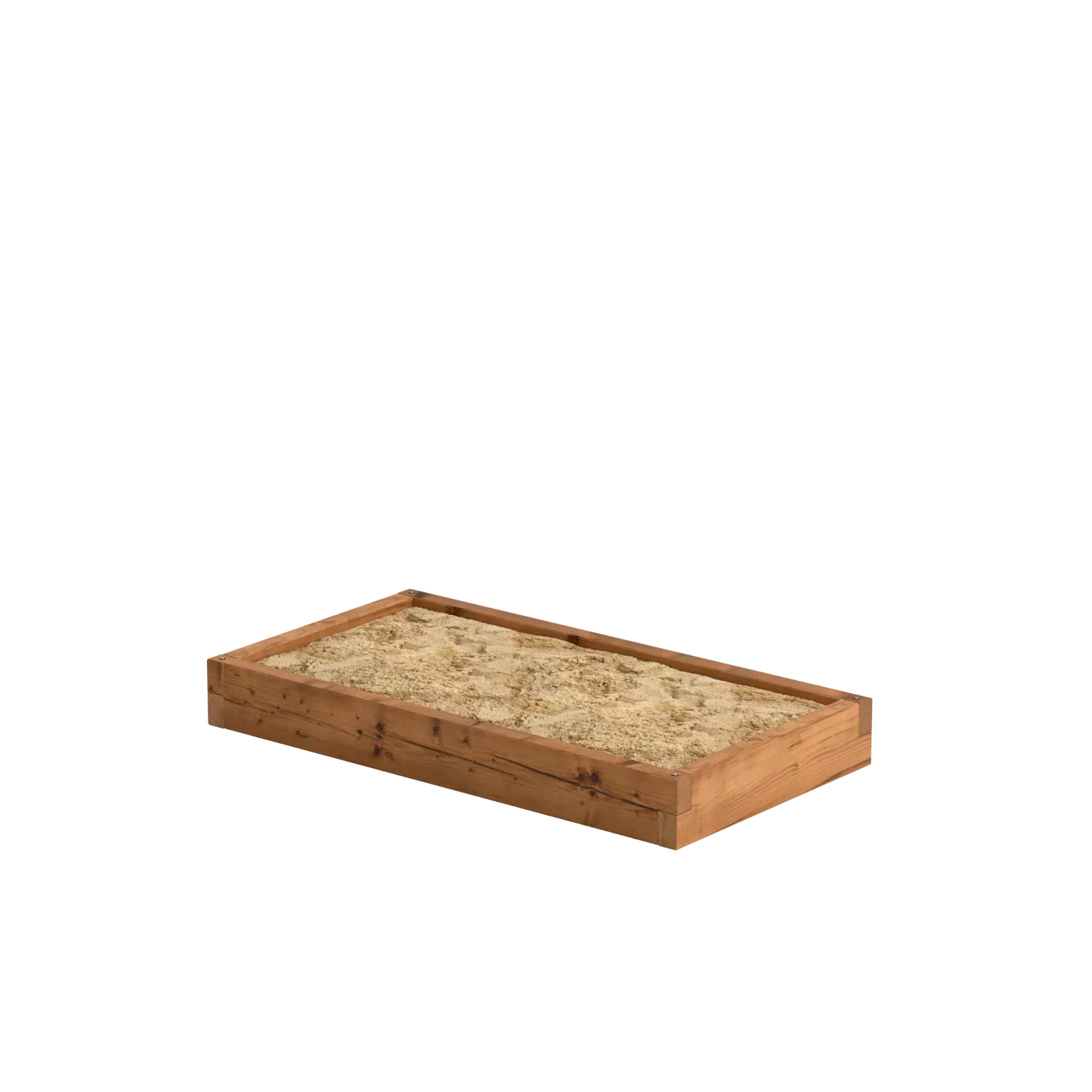 Holz-Scharrelbeet und Staubbad für Hühner | WITBOSCH