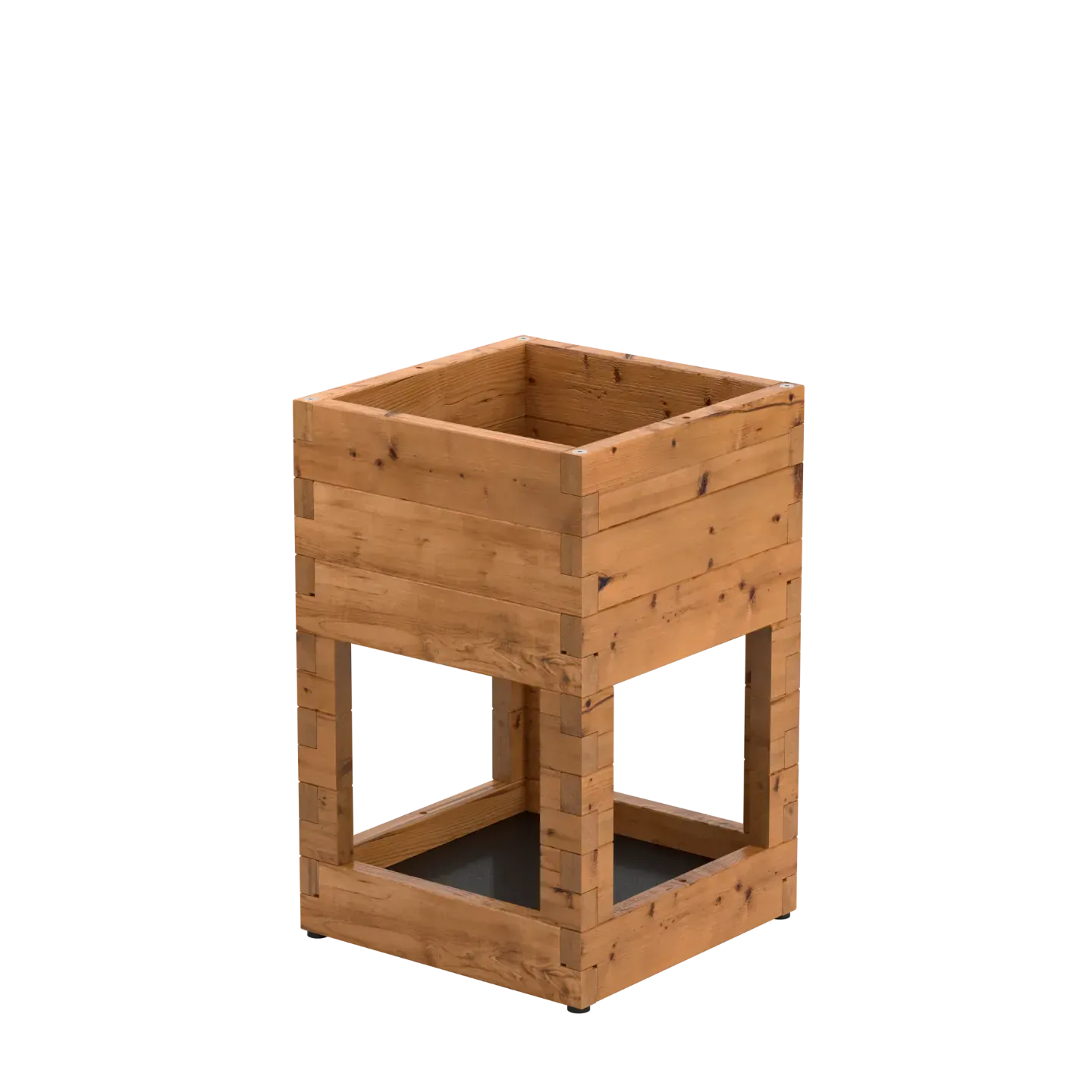 Wooden raised garden bed on legs, Select width (cm): 57, Select length (cm): 57