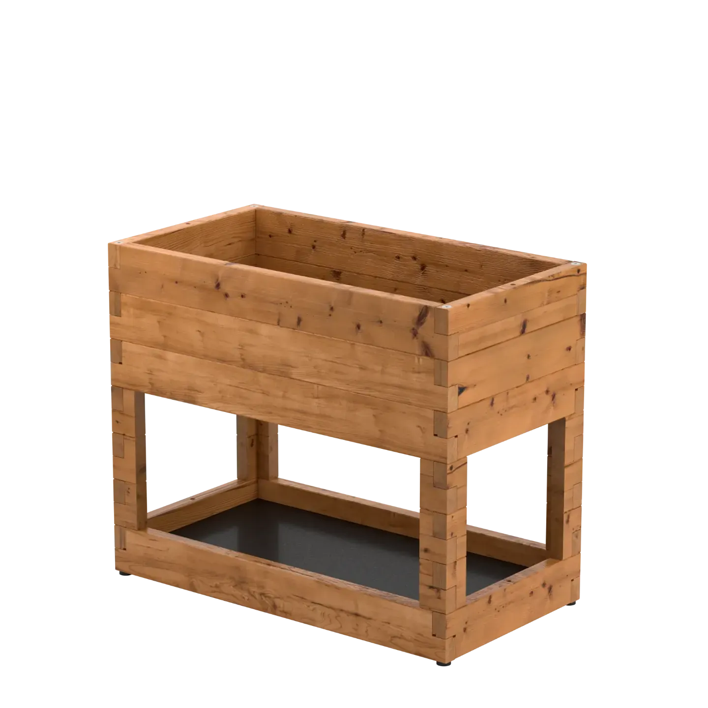 Wooden raised garden bed with legs, Select width (cm): 57, Select length (cm): 107