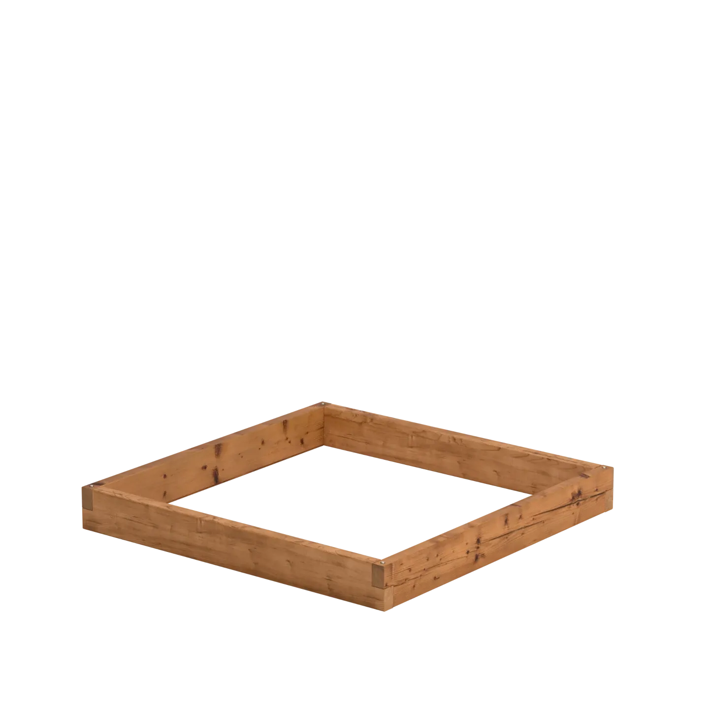 Square wooden raised bed, Select width (cm): 107, Select length (cm): 107, Select height (cm): 12,5