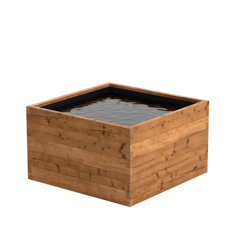 Wooden raised pond 107 cm wide