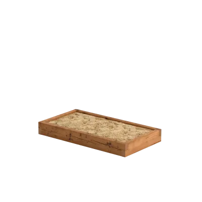 Staubbad 107 x 57 x 12,5 cm für Hühner