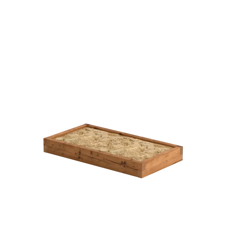 Dust bath 107 x 57 x 12.5 cm for chickens