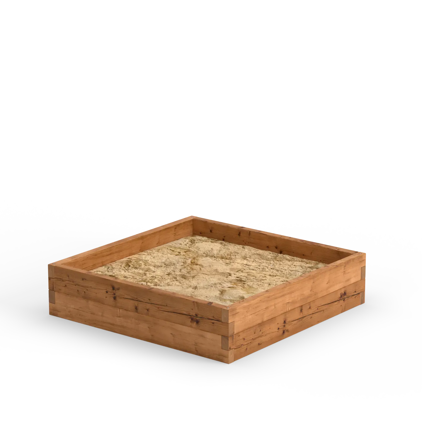 Holzsandkasten | Maße wählen | Modulares und langlebiges Design | Auz Holz | Quadratisch | in verschiedenen Größen erhältlich | WITBOSCH