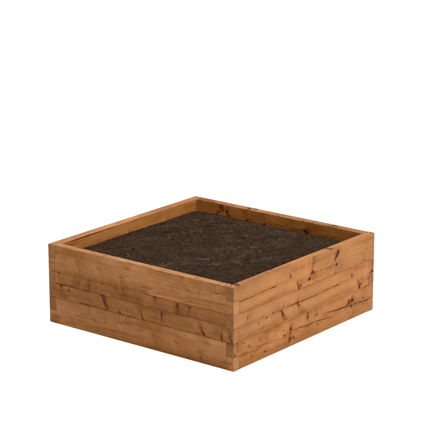 Beetrahmen | Größe und Form wählen | Modulares und langlebiges Design | Aus Holz | Quadratisch | Hochbeetumrandung | WITBOSCH