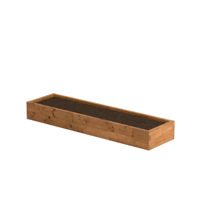 Rectangular wooden planter Rectangular wooden planter