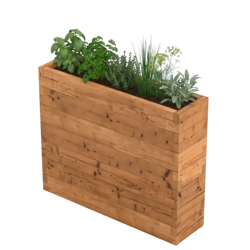 Wooden herb planter - 107x29x87,5 cm