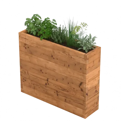 Wooden herb planter - 107x29x87,5 cm
