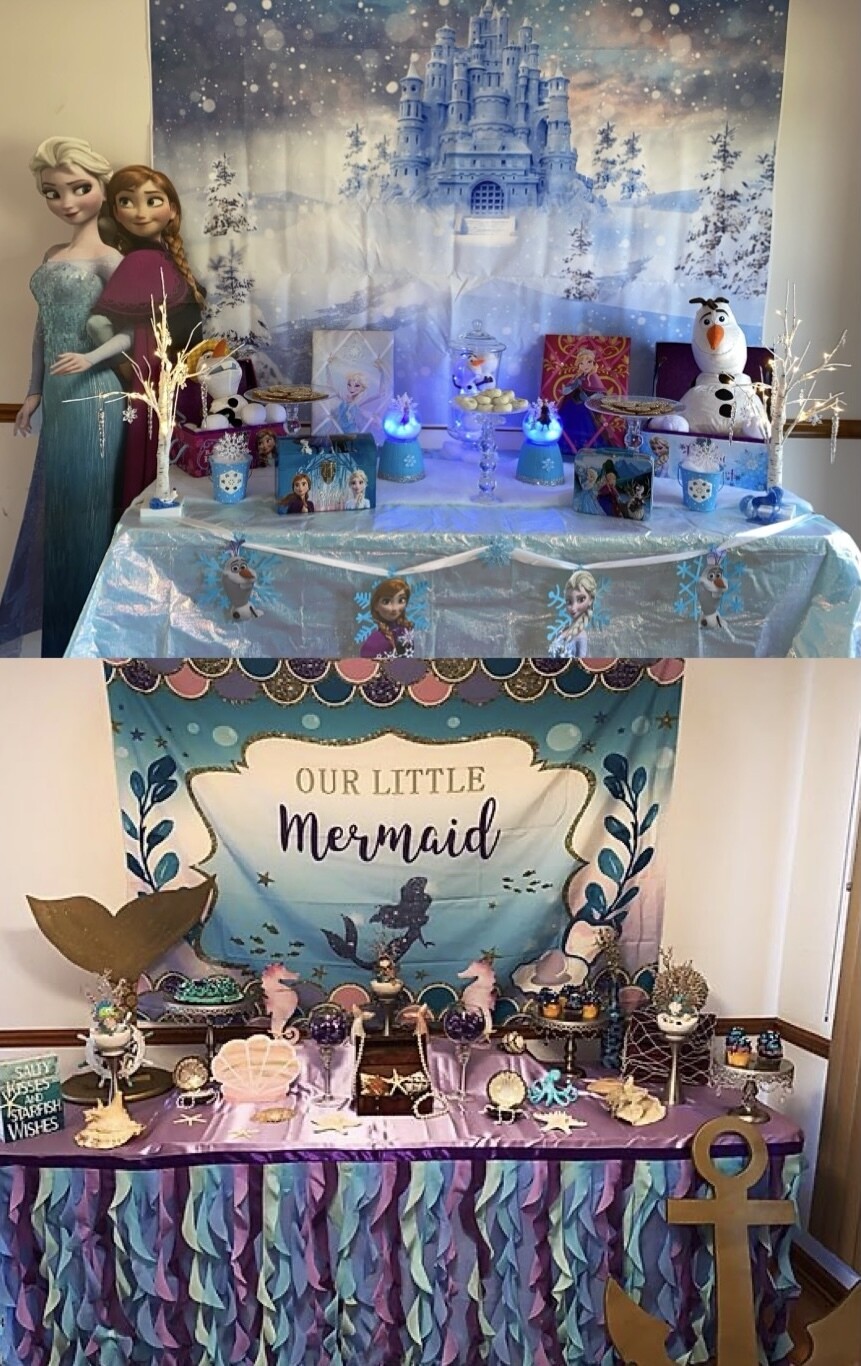 Frozen OR Mermaid Rental Deposit