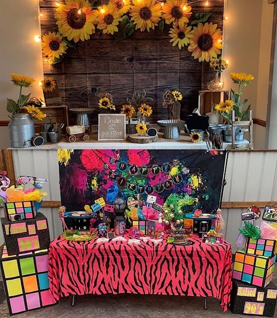 Sunflower OR 80S/90S Theme Rental Deposit