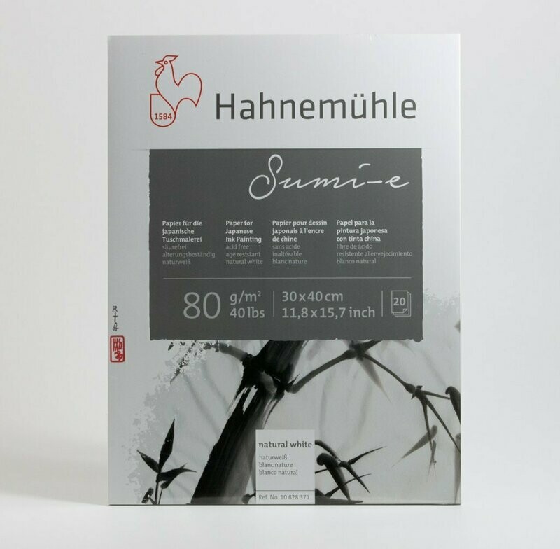 Sumi-e Cold Pressed Paper Pad for Asian Painting, 30x40cm