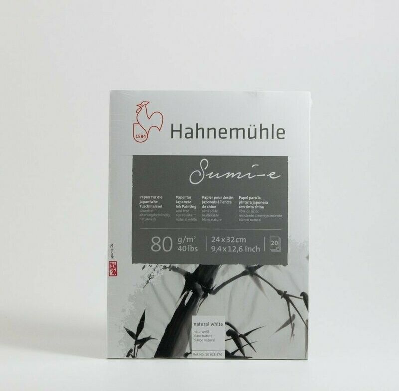 Sumi-e Cold Pressed Paper Pad for Asian Painting, 24x32cm