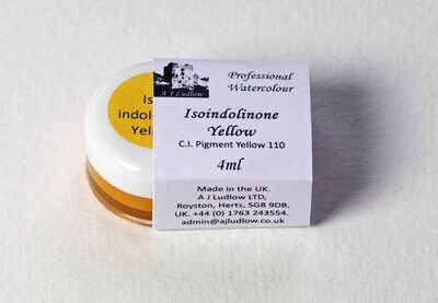 A J Ludlow Isoindolinone Yellow Professional Watercolour