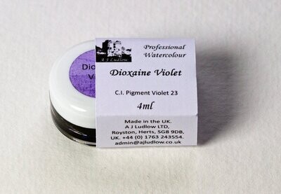A J Ludlow Dioxaine Violet Professional Watercolour
