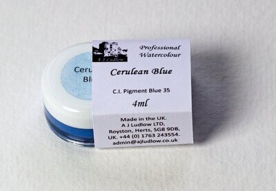 A J Ludlow Cerulean Blue Professional Watercolour