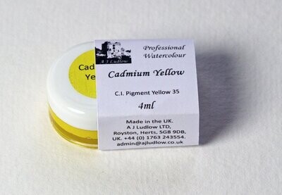 A J Ludlow Cadmium Yellow Professional Watercolour