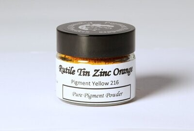 Rutile Tin Zinc Orange Pure Pigment Powder (15ml)
