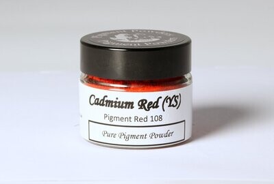 Cadmium Red (Yellow Shade) Pure Pigment Powder (15ml)