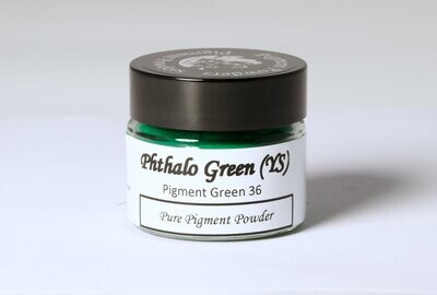 Phthalocyanine Green (Yellow Shade) Pure Pigment Powder (15ml)